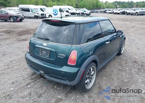2003 Mini Cooper S из США, поврежденный, VIN WMWRE33423TD67347